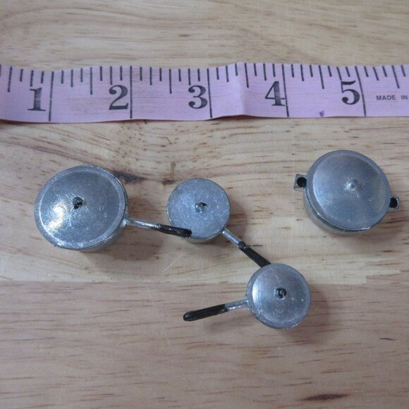 8 piece Metal (?) Miniature Doll Pots & Pans with Lids - Picture 1 of 4